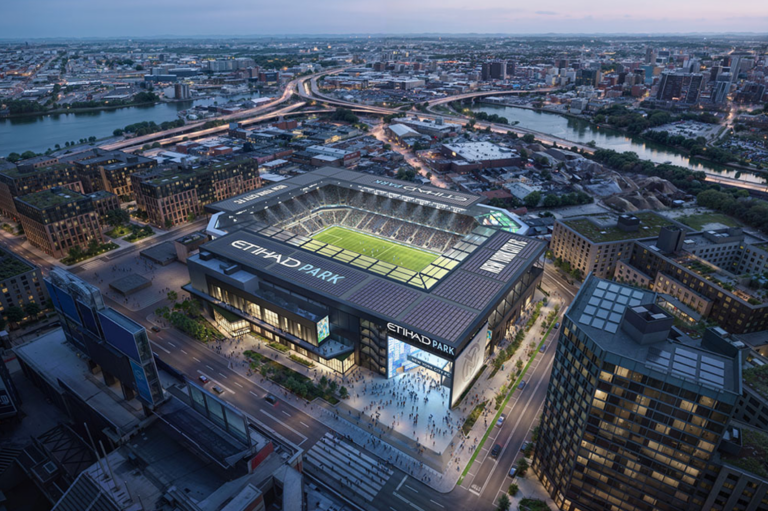 New York City Football Club Break Ground on New Soccer Stadium, Etihad Park, in Willets Point